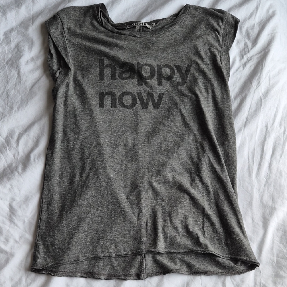 Pam & Gela Charcoal Graphic Tee